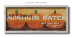 pumpkin patch wood sign