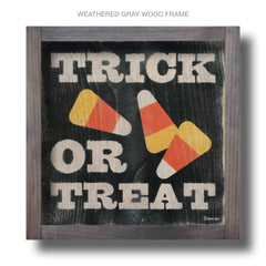 candy corn wood sign