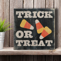 candy corn wood sign
